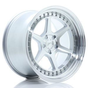 JR Wheels JR43 18×10.5 ET15-22 5H BLANK Silver Machined Face