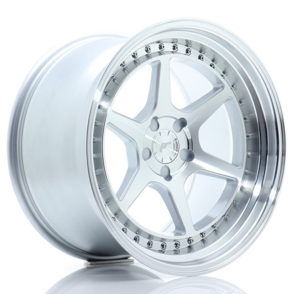 lmr JR Wheels JR43 18x10.5 ET15-22 5H BLANK Silver Machined Face