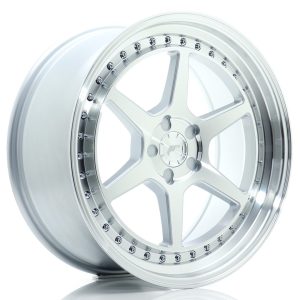 JR Wheels JR43 19×8.5 ET15-35 5H Oborrad Silver Machined Face