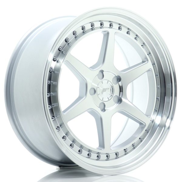 lmr JR Wheels JR43 19x8.5 ET15-35 5H Oborrad Silver Machined Face