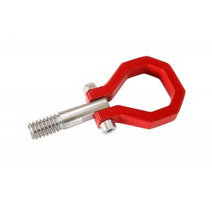 Red Tow Hook in 10mm Steel for Universal / BMW (Swagier)