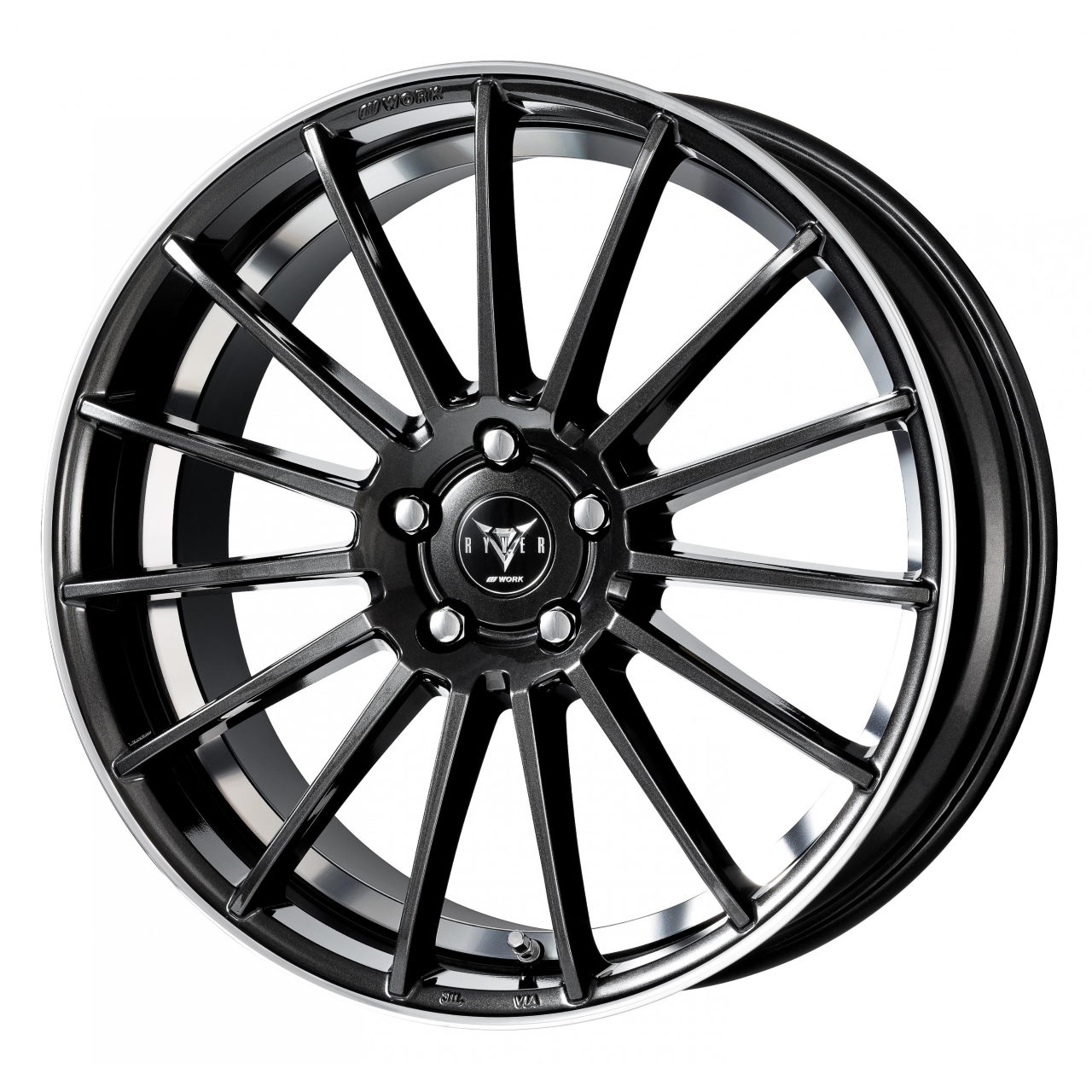 WORK RYVER F015 20x8,5 5x114,3 ET45 Black Metallic 1P (Semi