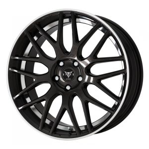 WORK RYVER M009 20×9,5 5×114,3 ET38 Black Metallic 1P (Djup Konkav)