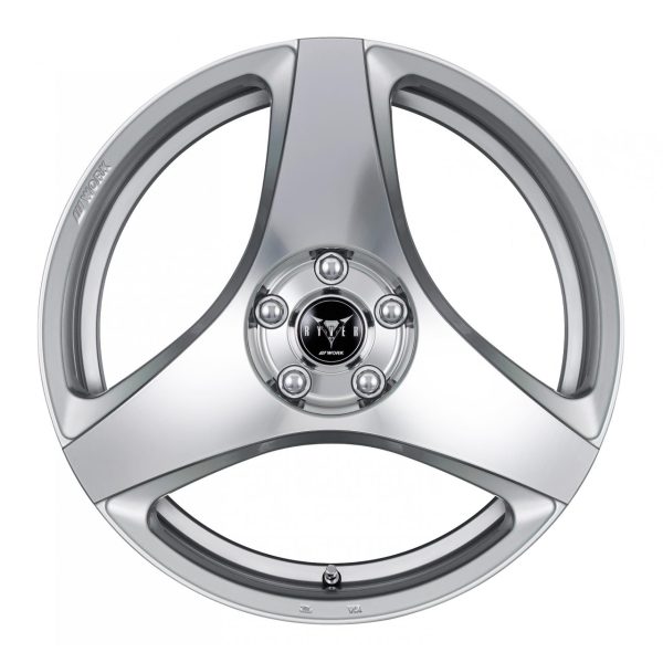 lmr WORK RYVER S003h 19x8,5 5x114,3 ET45 Silver 1P (Deep Concave)