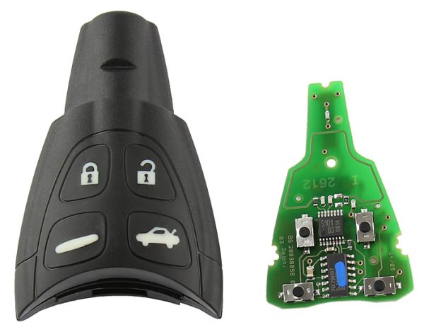 lmr Remote Control with Circuit Board for Saab 9-3, 9-3x (315 MHz, USA, Asia)