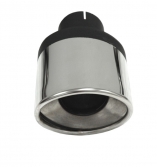 Simons Muffler Tip 2.5″ Inlet / 90/120mm Ellipse Outlet Right (Stainless Steel)