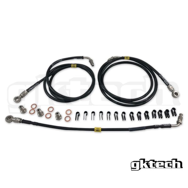 lmr GKTech Brake Line Delete Kit Bromsslangar Motorrum Nissan 180sx / S13 / S14 / S15 / R32 - LHD