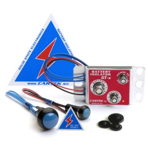BATTERY ISOLATOR KIT GT (Red button)