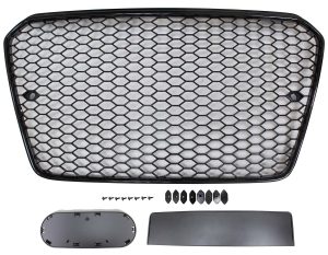 Sport Grille Gloss Black RS-Look Honeycomb Audi A5 8T Facelift (12-16)