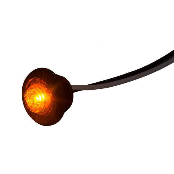 lmr HORPOL LED Sidomarkeringsljus Rund Ø28mm (Orange ljus)
