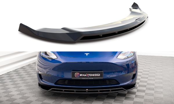 lmr Front Splitter / Lip V.2 Tesla Model Y (Maxton Design)