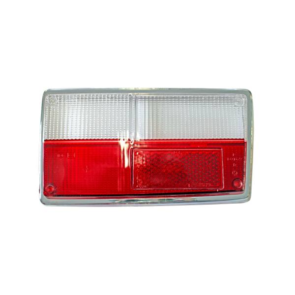 lmr Tail Light Glass Red/White Volvo 140, 160, 240 73-78 (Right side)
