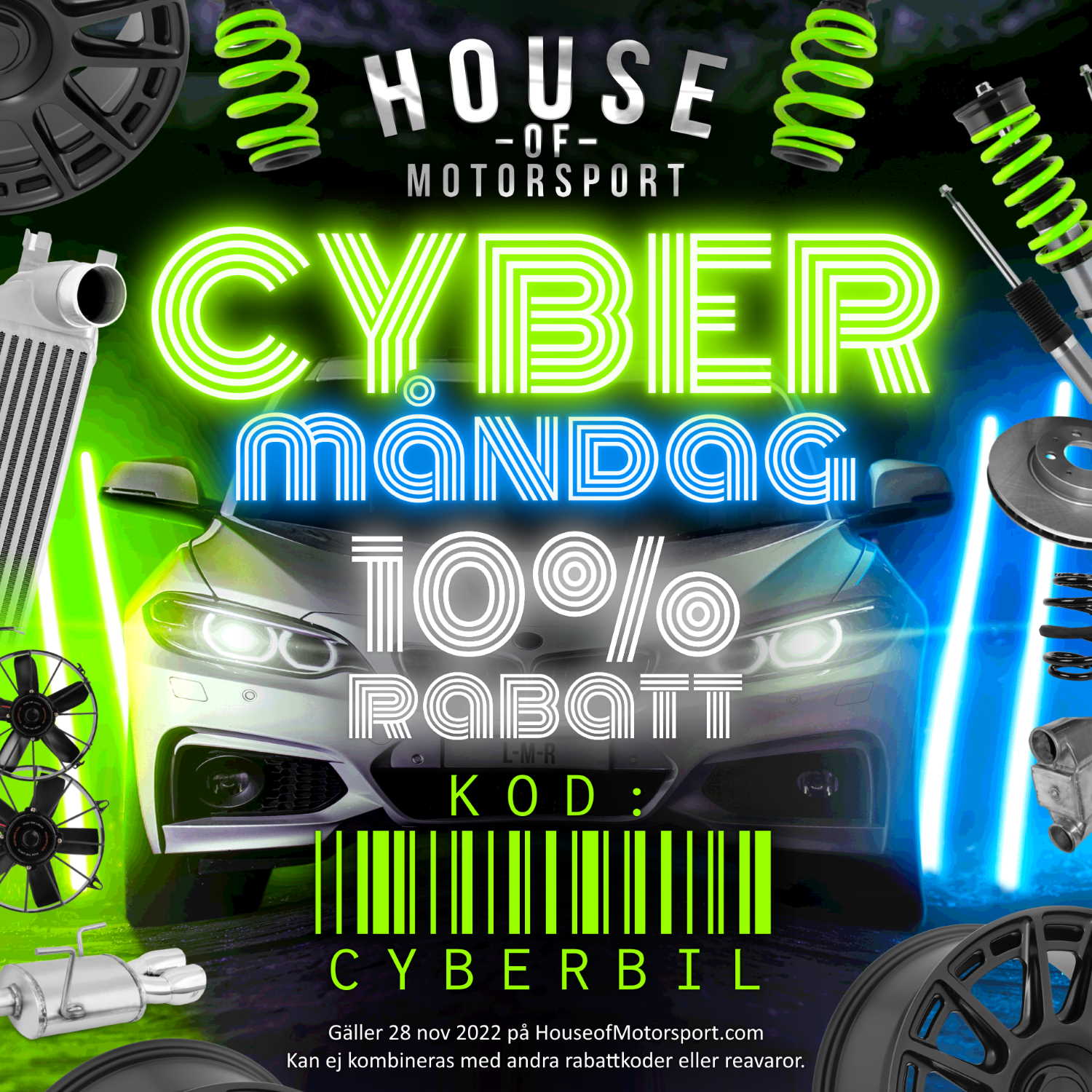 Cyber Monday 2022 House of Motorsport