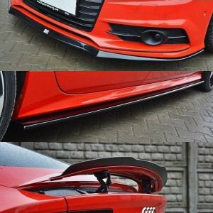 Maxton Package Audi S7 / A7 S-Line C7 Facelift (Spoiler Kit / Glossy Black)