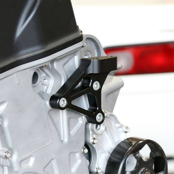 lmr Honda K20 Front Post Mount Bracket - Aluminum / Black (T7 Design)