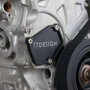 Honda K20 K24 Cam Chain Tensioner Cover – Black (T7 Design)