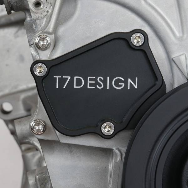 lmr Honda K20 K24 Cam Chain Tensioner Cover - Black (T7 Design)