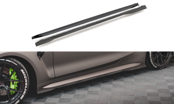 lmr Carbon Fiber Side Skirts BMW M4 G82 (Maxton Design)