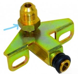 Fuelrail adapter Volvo ,Saab, VW, Ford till – AN6-