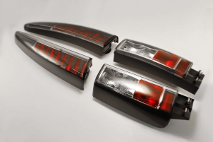 Styling Baklampor Svarta med Klarglas 855/V70