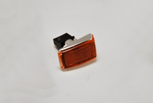 lmr Orange skärmblinkers med kromad botten