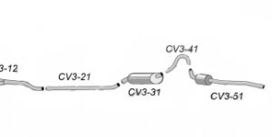 Avgassystem Amazon 67-70 lmr Avgassystem Amazon 67-70