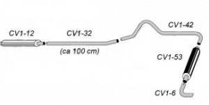 lmr Avgassystem PV 57-61