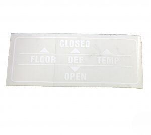 lmr Dekal Värmereglage P1800 ES 1973