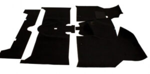 Golvmatta 140 1972 Svart textil