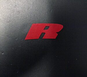lmr Däcktext "R"
