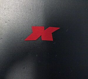 lmr Däcktext "X"