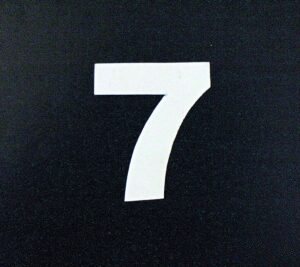 lmr Däcktext "7"