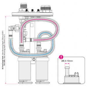 lmr In-tank monteringskit 2x bränslepump, Nuke GEN1
