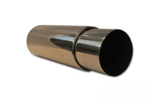 lmr Rostfri 2,5'' dämpare 4,5'' Rak