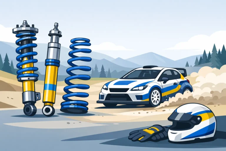Exempel Bilstein setup för grusrally