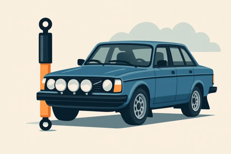 Stötdämpare till Volvo 140/240 för rally