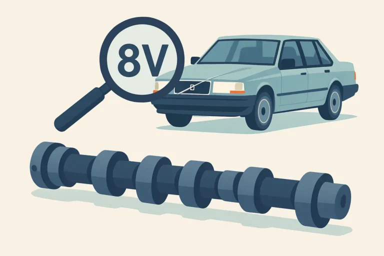 Välj rätt kamaxel till Volvo 8V utan gissning