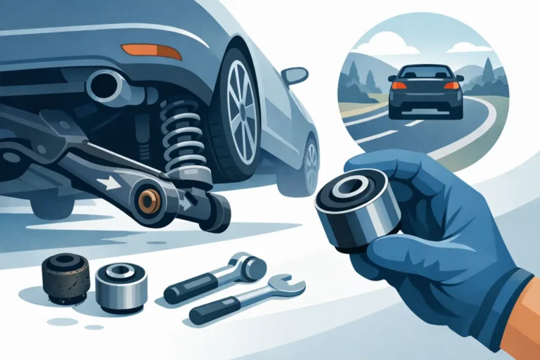 Byta bussningar i bakvagn - rätt känsla bak