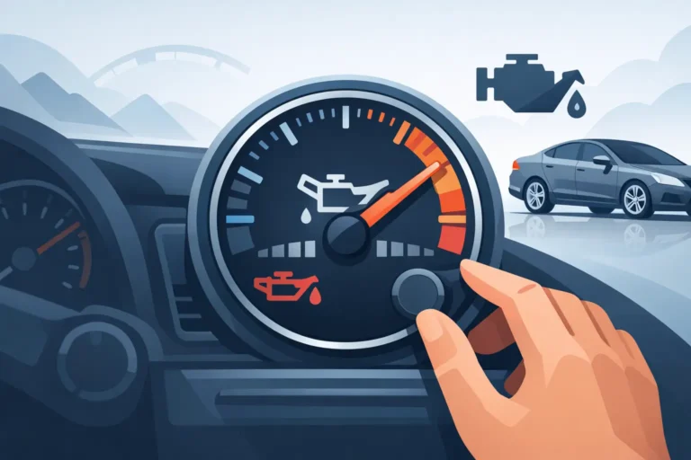 Guide till oljetrycksmätare i bil