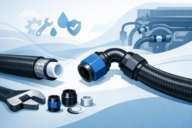 Montera AN slang PTFE rätt från start