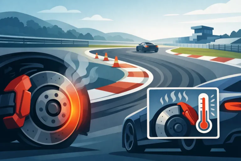 Så undviker du bromsfading på bana