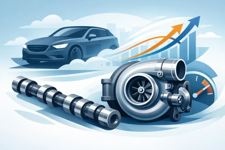 Kamaxel Volvo turbo - rätt val för mer tryck