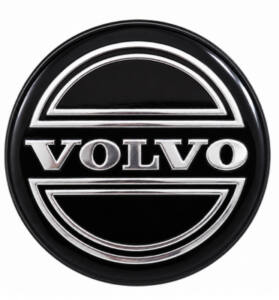 Centrumkapslar volvo Original, Svart, Avmonterad